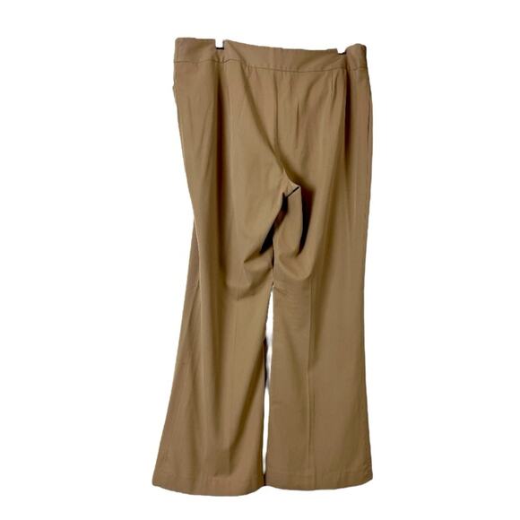 Casual Corner Trousers Bootcut Mid Rise Camel Tan Brown Women’s Plus Size 16 - Picture 3 of 8